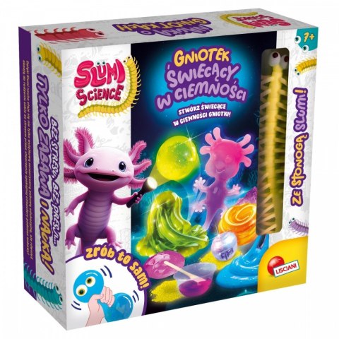 Zestaw Slumi Science - Gniotek świecący w ciemności Lisciani