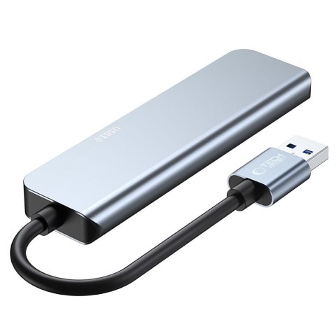 5w1 HUB rozdzielacz USB-A na USB-A USB-C - szary Tech-Protect