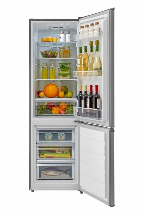 Chłodziarko-zamrażarka MDRB380FGE02A inox Midea