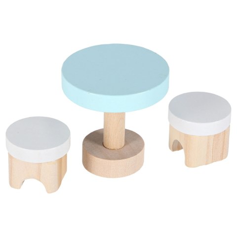 Domek dla lalek w walizce akcesoria drewniane mebelki Kik Sp. z o. o. Sp. k.