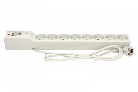 Listwa przeciwprzepięciowa LX 810, 1L, 1,5m, szara Lestar