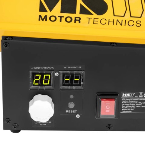 Nagrzewnica dmuchawa gazowa budowlana do 160 m2 20 kW MSW