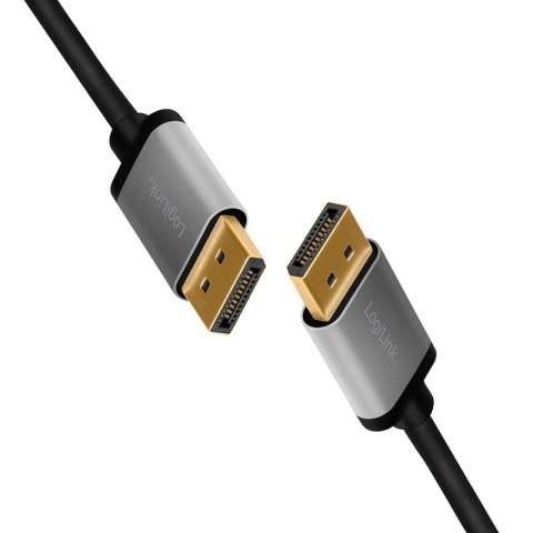 Kabel DisplayPort 4K/60 Hz,DP/M do DP/M,alu. 5m LogiLink