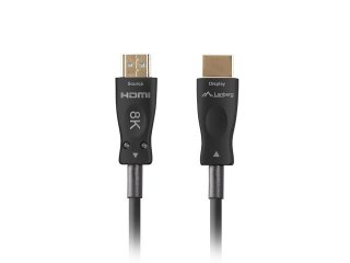 Kabel HDMI M/M v2.1 50M 8K czarny optyczny AOC Lanberg