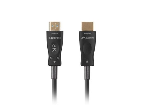 Kabel HDMI M/M v2.1 50M 8K czarny optyczny AOC Lanberg