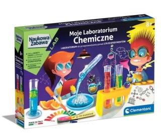 Naukowa Zabawa Moje Laboratorium Chemiczne Język Polski Clementoni 60250 Clementoni