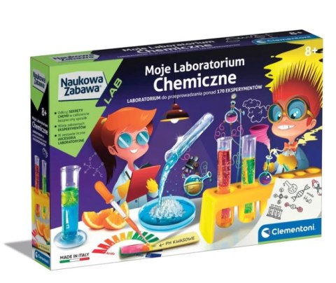 Naukowa Zabawa Moje Laboratorium Chemiczne Język Polski Clementoni 60250 Clementoni