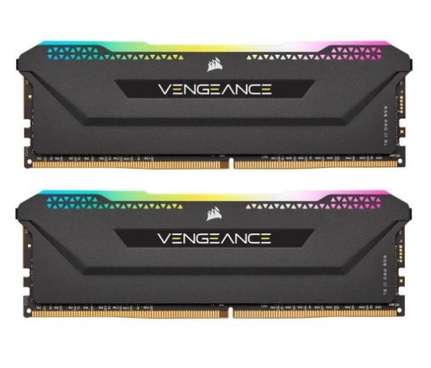 Pamięć DDR4 Vengeance RGB PRO SL 16GB/3200 (2*8GB) czarna C16 Corsair