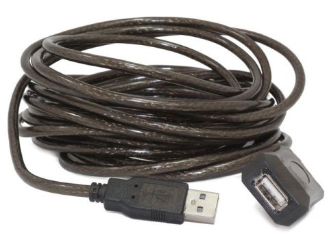 Przedłużacz USB 2.0 typu AM-AF 10m aktywny czarny Gembird