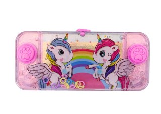 Gra Wodna Konsola Zręcznościowa Różowa Mini Jednorożce Pad Konsola LEAN TOYS