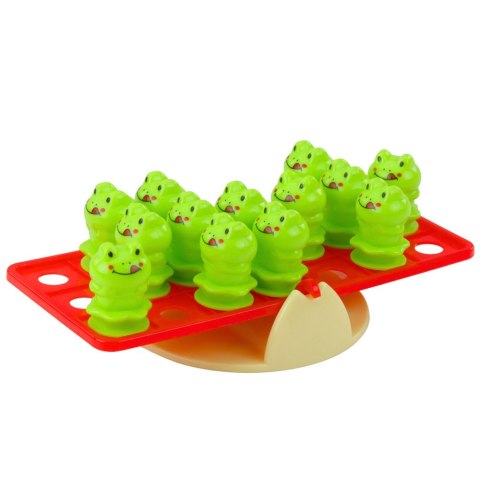 Gra Zręcznościowa Edukacyjna Dla Dzieci Balansujące Żabki LEAN TOYS