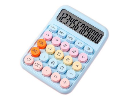 Kalkulator Niebieski Biurowy Nauka Wielofunkcyjny Kolorowy Elektroniczny LEAN