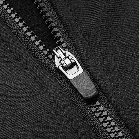 Koszulka kolarska rowerowa z długim rękawem ciepła jesień/zima XXL - czarna ROCKBROS