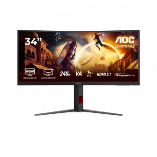 Monitor CU34G4Z 34 cale 240Hz Curved VA HDMIx2 DP HAS AOC
