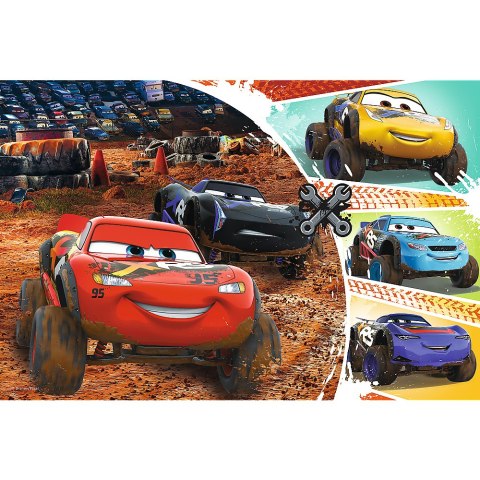 Puzzle - 60 - Zygzak McQueen z przyjaciółmi - Disney Cars 3 - Trefl 17327 Trefl Puzzle