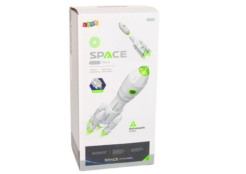 Rakieta Kosmiczna Kosmos Dym Para Wodna Dźwięk Światła LEAN Toys