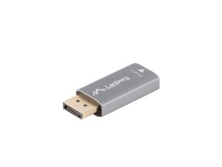 Adapter Displayport(M)- HDMI(F)8K srebrny Lanberg