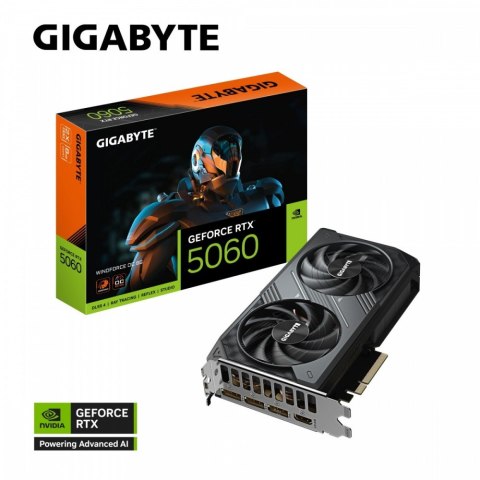 Karta graficzna GeForce RTX 5060 WINDFORCE OC 8G GDDR7 3DP/HDMI Gigabyte