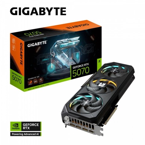 Karta graficzna GeForce RTX 5070 GAMING OC 12GB GDDR7 12GB 192bit HDMI/3DP Gigabyte