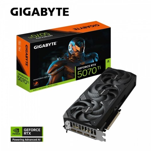 Karta graficzna GeForce RTX 5070 Ti WINDFORCE SFF 16G 256BIT GDDR7 3DP Gigabyte