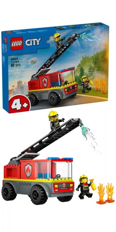 Klocki City 60463 Wóz strażacki z drabiną LEGO