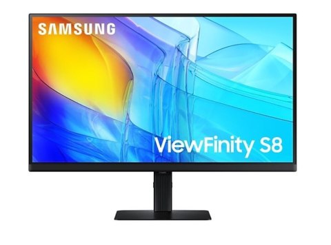 Monitor 27 cali ViewFinity S80D IPS 3840x2160 UHD 16:9 1xHDMI 1xDP 3xUSB 3.0 5ms PinP/PbyP 60Hz HAS+PIVOT płaski 3YOn-Site Samsung
