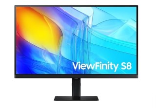 Monitor 27 cali ViewFinity S80D IPS 3840x2160 UHD 16:9 1xHDMI 1xDP 3xUSB 3.0 5ms PinP/PbyP 60Hz HAS+PIVOT płaski 3YOn-Site Samsung