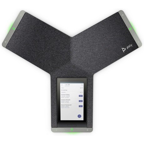 Telefon konferencyjny IP Trio C60, obsługujący aplikację Microsoft Teams i funkcję zasilania PoE, radio ze wszystkimi funkcjami  POLY