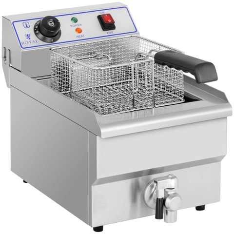Frytownica gastronomiczna nastawna elektryczna - 10 l 3200 W Royal Catering
