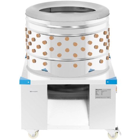 Skubarka maszyna do drobiu skubania obierania pierza 540 kg/h śr. 60 cm WIESENFIELD