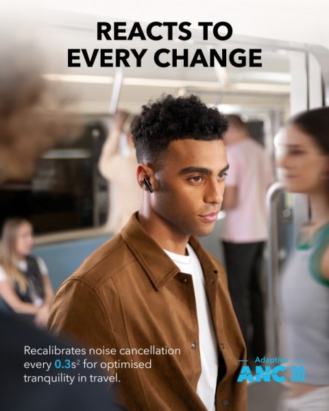 Słuchawki bezprzewodowe Soundcore Liberty 4 PRO Bluetooth błyszcząca czerń Anker