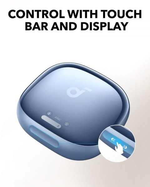 Słuchawki bezprzewodowe Soundcore Liberty 4 PRO Bluetooth błyszczący błękit Anker