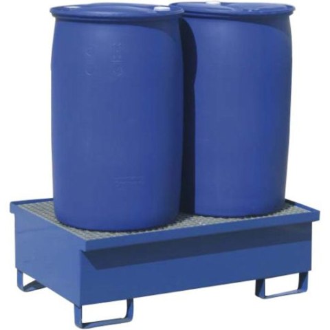 Wanna wychwytowa metalowa na 2 beczki 200L 120x80cm MEVA