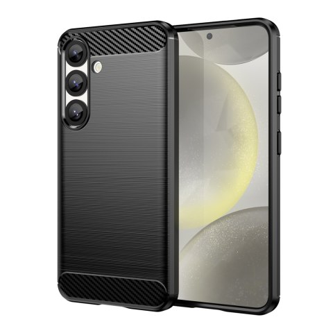 Etui elastyczne silikonowe na Xiaomi 15 Pro Carbon Case - czarne HURTEL