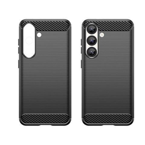 Etui elastyczne silikonowe na Xiaomi Redmi Turbo 4 / Xiaomi Poco X7 Pro Carbon Case - czarne HURTEL