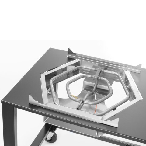 Grill gazowy z patelnią do paelli śr. 80 cm FIESTA XL 7 kW Hendi