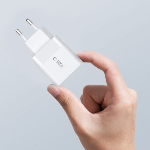 Ładowarka sieciowa C30W USB-C USB-A 30W - biała Tech-Protect