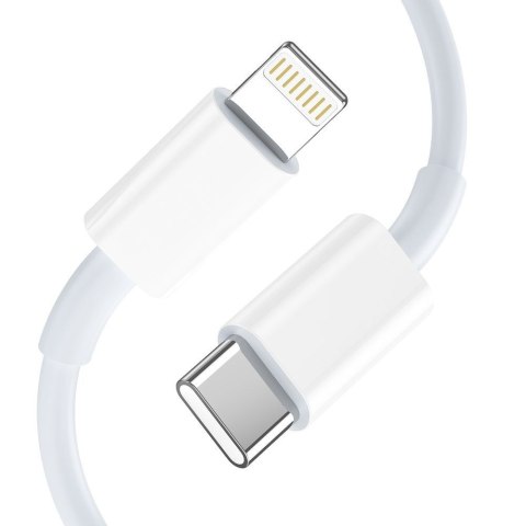 Ładowarka sieciowa C35W 2x USB-C z kablem USB-C - iPhone Lightning - biała Tech-Protect