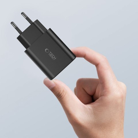Ładowarka sieciowa NC30W 2x USB-C USB-A 30W - czarna Tech-Protect
