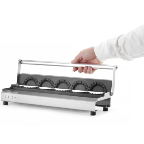 Pierogarka ręczna do formowania 5 pierogów 21 mm śr. 80 mm Hendi