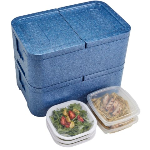 Pojemnik termoizolacyjny 2-komorowy Cam GoBox 437x276x175 mm - niebieski CAMBRO