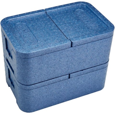 Pojemnik termoizolacyjny 2-komorowy Cam GoBox 437x276x175 mm - niebieski CAMBRO