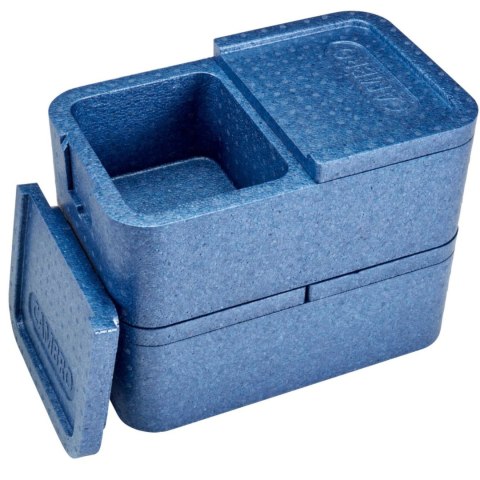 Pojemnik termoizolacyjny 2-komorowy Cam GoBox 437x276x175 mm - niebieski CAMBRO