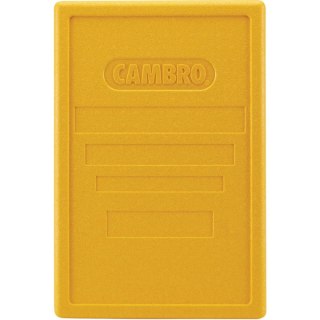 Pokrywa do pojemników Cam GoBox ładowanych od góry 600x400 mm - żółta CAMBRO