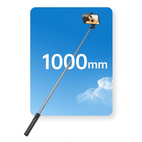 Selfie stick kij tripod do zdjęć teleskopowy z uchwytem na telefon 1m WOZINSKY