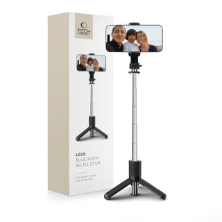Selfie stick kijek statyw do zdjęć tripod Bluetooth do 72cm - czarny Tech-Protect