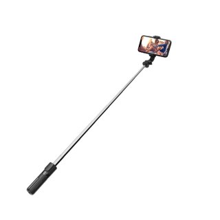 Selfie stick kijek statyw do zdjęć tripod Bluetooth do 72cm - czarny Tech-Protect