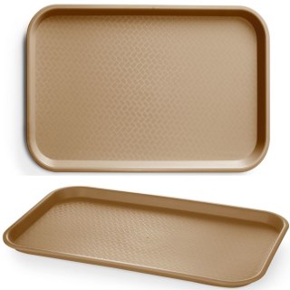 Taca do serwowania Fast Food GN 1/1 530x325 mm - brązowa Amer Box