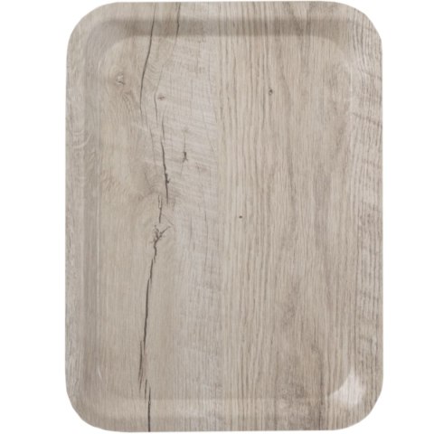 Taca do serwowania prostokątna antypoślizgowa 240x340 mm - jasne drewno Amer Box