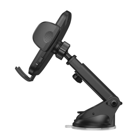 Uchwyt samochodowy z ładowarką indukcyjną do telefonu na kokpit kratkę 15W - czarny Tech-Protect